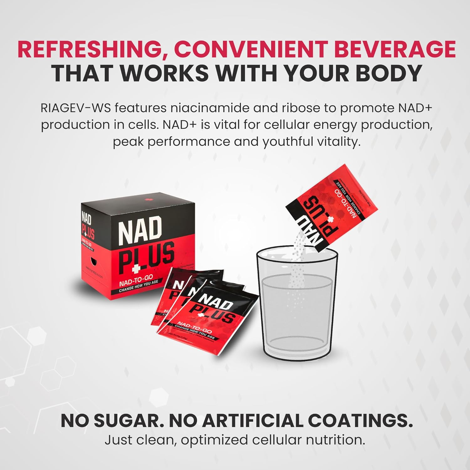 NAD-TO-GO | NAD+ Powder Supplement for Cellular Energy NAD-TO-GO | NAD+ Powder Supplement for Cellular Energy